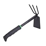 OUNONA ガーデニング 工具 植栽ツール 多肉 園芸用品 スコップ 熊手 庭造り ホー・ツールオッホー・ガーデン・フォーク