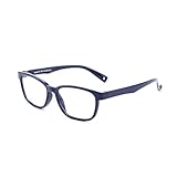 [EsuonHappiness] こども用 PC メガネ OA グラス パソコン めがね ブルーライト 紫外線 カット 眼鏡 PC眼鏡,ネイビー