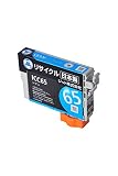 ジット エプソン（EPSON） ICC65 対応 シアン リサイクルインク 日本製 JIT-NE65C