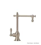 Waterstone 1700hwt Towsonホットのみでシングルレバーハンドルろ過蛇口、ホワイト