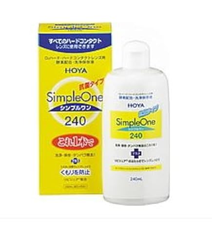Amazon | Hoya シンプルワン 240mlx6本 | Hoya | 洗浄・保存液