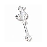 Sterling Silver Duck Rattle by Goldia