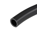 uxcell 潤滑油ホース ゴム ウォーターホースチューブ ブラック 内径19 mm 外径25 mm 全長1 M