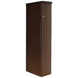 家具製造直販TAICHI 薄型スリムルーター収納キャビネット／ダークブラウン