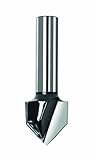 Bosch 2609256657 6.3mm V-Groove Bit Two Flutes with Tungsten Carbide/ 90 Degree/ 6mm Shank by Bosch 