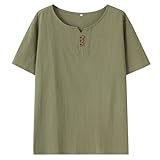 [FLYSKY] 夏服 メンズ 半袖tシャツ メンズ ビッグt 綿麻 無地 大きい おおきい