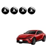 クラウン 車ロック保護ステッカー ドアロック鍵穴ステッカーデカール 車用室外ドアハンドル 装飾アクセサリー 車のドアロックカバー プロテクター キーシリンダーエンブレム キーホール キーシリンダーガード 4枚セット (黒, クラウン)