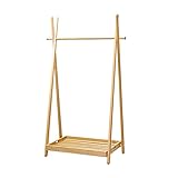 コートハンガー 洋服ハンガー ハンガーラック 幅90cm カラー：ナチュラル