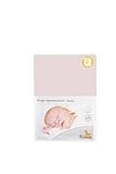 Pinolino Jersey Fitted Sheet for Add-On-Bed Cradle and Pram (Pink by Pinolino