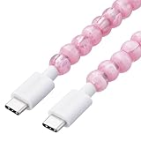 エレコム iphone 充電ケーブル USB-C ＆ USB-C Type-C 高速データ転送 PD対応 最大60W 1m ピンクマーブル MPA-CJCC10PN