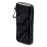 イーサプライ サイクルポーチ 防滴 自転車用 スマートポーチ ライドポーチ iPhone スマートフォン 小物入れ お金 小銭 カード収納 ブラック EZ8-BYCP002