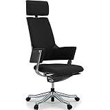 MERRYFAIR (メリーフェア) オフィスチェア デルフィII 布張り ハイバック ブラック色 DELPHIII HighBack Chair 137101