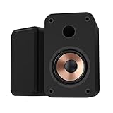 2台1組 30W ブックシェルフスピーカー Bluetooth/USB入力/AUX入力/ヘッドフォンジャッ コンパクトクノートパソコン/デスクトップ用ステレオスピーカー 木製 プラグアンドプレイ