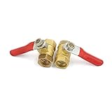 uxcell　機械弁　逆転バルブ　ホイールスイッチ　空気圧　2ウェイ　8mmネジ径 　 MOV-02