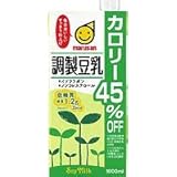 マルサンアイ 調製豆乳 カロリー45％オフ 1000ml×6本