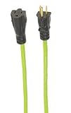 Woods 4301 14/3 Ultra-Flex Rubber SJOW Extension Cord, Supreme Green, 25-Foot [並行輸入品]