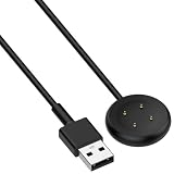 AQQUP 対応 Google Pixel Watch 2 充電ケーブル 磁気吸着 急速充電 Pixel Watch2 充電ケーブル Pixel Watch 2の充電用 持ち運び便利 (USB-C, ブラック) 1m (Type-C white 1M)