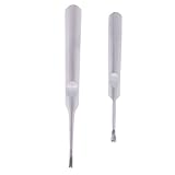 IPOTCH u＆v形スティッチンググロバーレザークラフトツールキット 皮革工具 手縫い 革工具セット　2本セット