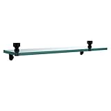 Allied Brass FT-1/16-BKM 16 by 5-Inch Single Glass Shelf by Allied Brass