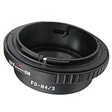 KESOTO キャノンFDレンズ用レンズアダプターからマイクロフォーサーズ4 / 3M4 / 3-LUMIX GX7 GF6 GH3 G5 GF5 GX1 GF3G3オリンパスOM-DE-M1 E-M5 E-PL6E-P5カメラ