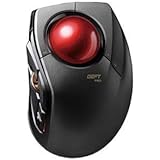 エレコム トラックボールマウス／人差指／8ボタン／チルト機能／有線／無線／Bluetooth／1000万回耐久／ブラック M-DPT1MRBK