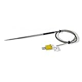COOPER ATKINS 50360-K Needle Tip Probe, stainless steel braided cable, 1/8 in dia. 4 in probe tip, m