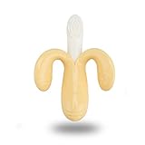 Fytoo Aibaolo 赤ちゃんの歯がため　　シリカゲル無毒歯がため　 バナナ形赤ちゃんの噛み噛みおもちゃ