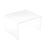 アクリルテーブル サイドテーブル 単品 コの字 センターテーブル クリア 無色透明 透明感 インテリア 家具 アクリル樹脂 アクリルサイドテーブル アクリル テーブル ローテーブル 軽量 アクリルスタンド 展示台 ディスプレイ actabl