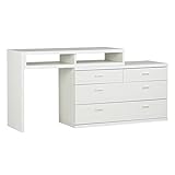 arne テレビ台 チェスト 完成品 伸縮 コーナー ハイタイプ 引出し付き リビング T+D 105チェスト ホワイトウッド