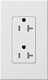 Lutron ntr-20-tr-wh NT 20 A Tamper Resist Recp