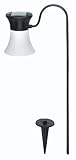 Brinkmann 822-0452-2 Tulip Solar Garden Light Set, Black, 2-Pack [並行輸入品]