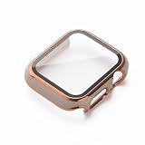 empire アップルウォッチ カバー 10H耐衝撃 かわいい 保護カバー ケース おしゃれ レディース 40mm series 6/5/4/SE ローズゴールド/マッシュルーム