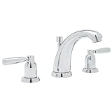 Rohl U.3860LS-APC-2 Perrin and Rowe Widespread C Spout Bathroom Sink Faucet, Chrome [並行輸入品]