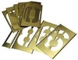 CH Hanson 10016 6" Brass 15 Piece Single Number Set [並行輸入品]