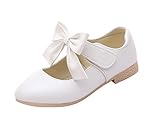 (コ-ランド) Co-land キッズ シューズ 女の子 ガールズ フォーマル シューズ 蝶結び飾り プリンセス 子供靴 結婚式 発表会 演奏会 ホワイト 内寸19.9cm