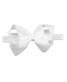 RUFFLE BUTTS ラッフルバッツ ヘッドバンド (カラー：White Bow Headband） [並行輸入品]