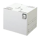 プラス ワンタッチストッカー (古紙パルプ配合率90％再生紙) ［C型］差込蓋式 ホワイト A4・B4用 DN-131C / 10セット