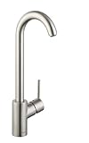 Hansgrohe 04287 Talis S high-arcバー蛇口withクイッククリーニングエアレーター – Includ、 N/A 04287800 1