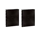 : Pioneer Photo Albums CLB257-BL Leather Bi-Directional Album 5X7 2-UP 200 Photo Black (Black Bundle