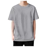 [Yammkia] メンズ シャツ 夏服 半袖 ゆったり トップス 無地 爽やか カジュアル シャツ 履き心地 吸汗速乾 大きいサイズ tシ