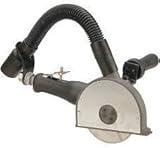 Dynabrade 52615 5" (127mm) Dia. Right Angle Vacuum Cut-Off Wheel Tool, 1.3 hp, 12000 rpm, Rotational