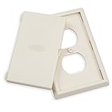 LectraLock - Baby Safety Electrical Outlet Cover - Duplex Style (single screw type) - Flat Cover [並行