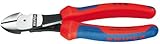 KNIPEX 74 12 180 Comfort Grip High Leverage Diagonal Cutter [並行輸入品]