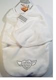 Blankets & Beyond Swaddle Bag size 0-3 Months God Bless This Baby White Christening Gift [並行輸入品]