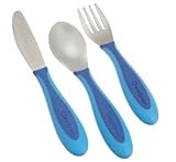 Gerber Graduates BPA Free Graduates Kiddy Cutlery Set - Blue by NUK