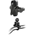 【セット】RAM MOUNTS(ラムマウント) ショートアーム(約6cm) バイク オートバイ + U字クランプ オートバイ バーハンドル用 セット