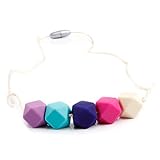 Consider It Maid Silicone Teething Necklace for Mom to Wear - FREE E-BOOK - BPA FREE and FDA Approve