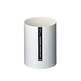 藤栄(FUJIEI) ダスパースタイル ゴミ箱 ダストボックス ホワイト S φ15.6×H20cm 3.4L DS-01 スタイリッシュ シンプル おしゃれ 清潔感 丸洗い可 収納 収納ボックス オフィス リビング 寝室 洗面所 インテリア 日本の職人の手仕事 家に馴染むデザイン 日本製