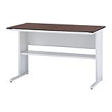 ワークデスク　棚板付き　幅1000×奥行700×高さ700　UO-F107FD (DB：ダークブラウン)