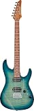 Ibanez(アイバニーズ) AZ Standard 24フレット/HHピックアップ配列 Transparent Turquoise Burst AZ24S1F-TXB